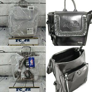 San Antonio Spurs Metallic Mini Backpack NBA Licensed Gear ~ NEW  ~ ON HAND